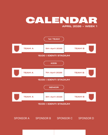 template canva CALENDAR